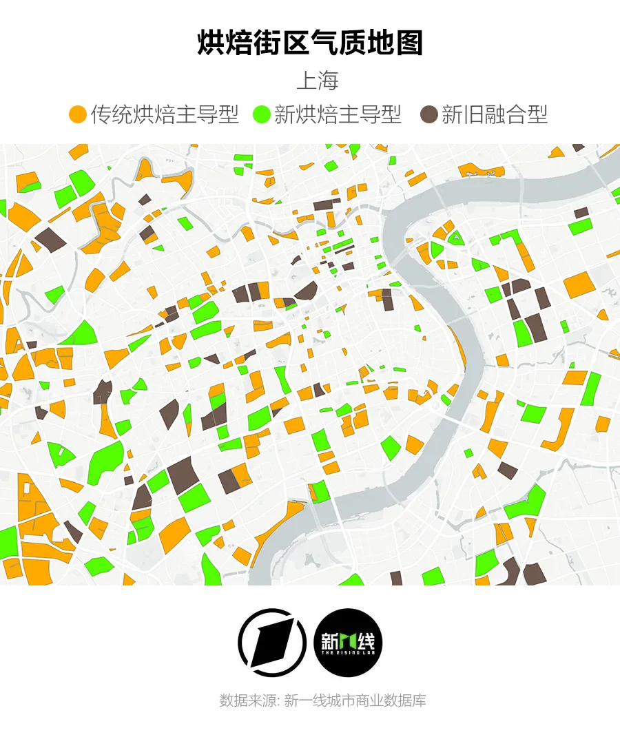 买面包这件事的时空差异 | 城市街区气质地图