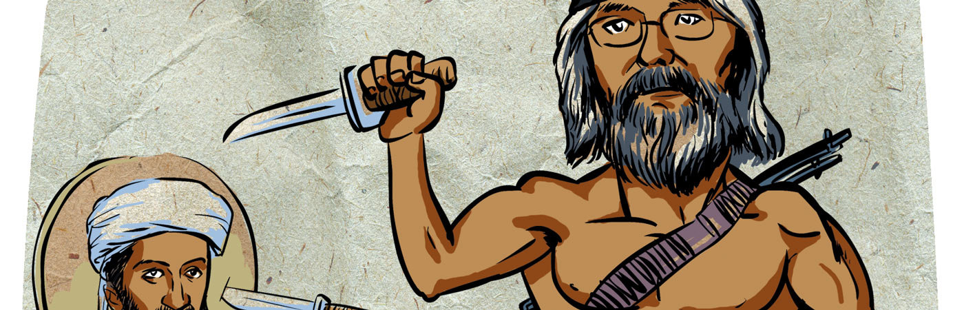 上帝与我同在,我确信自己能成功干掉他.